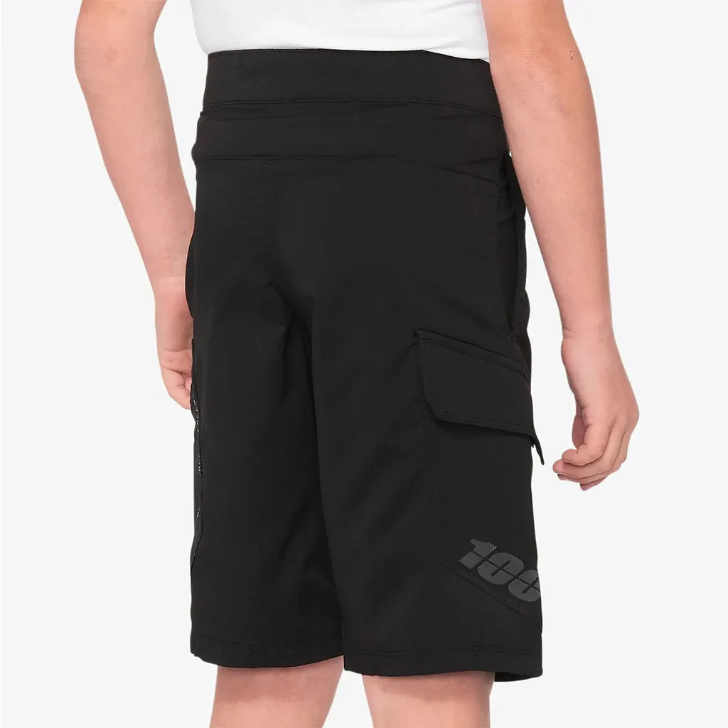 100% RIDECAMP YOUTH SHORTS