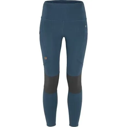 Abisko Pro Women's Fjallraven Hiking Tights, Indigo Blue/Iron Gray