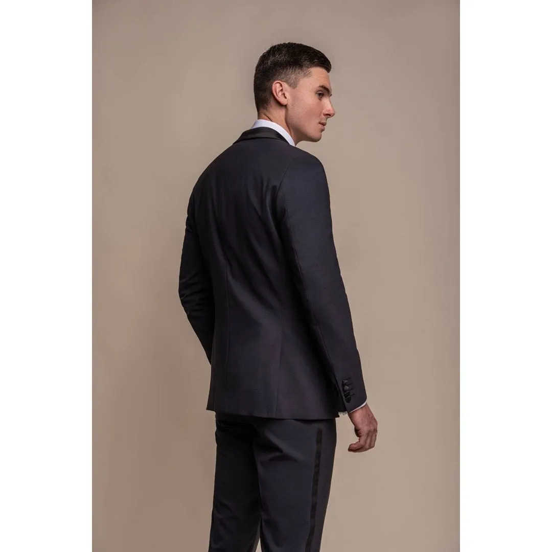 Aspen - Men's Navy Tuxedo 2 Piece Wedding Suit