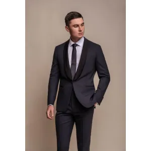 Aspen - Men's Navy Tuxedo 2 Piece Wedding Suit