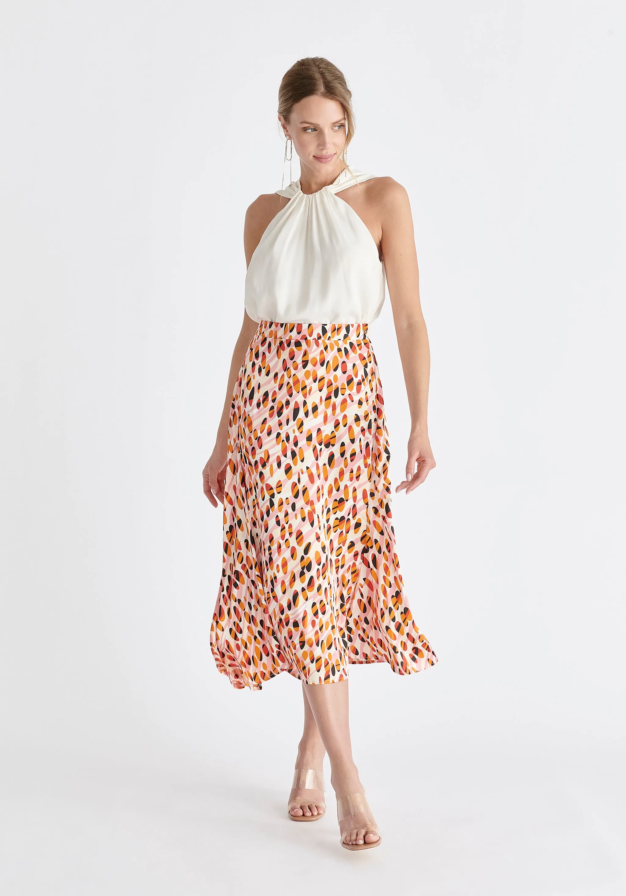 Asymmetric Hem Skirt