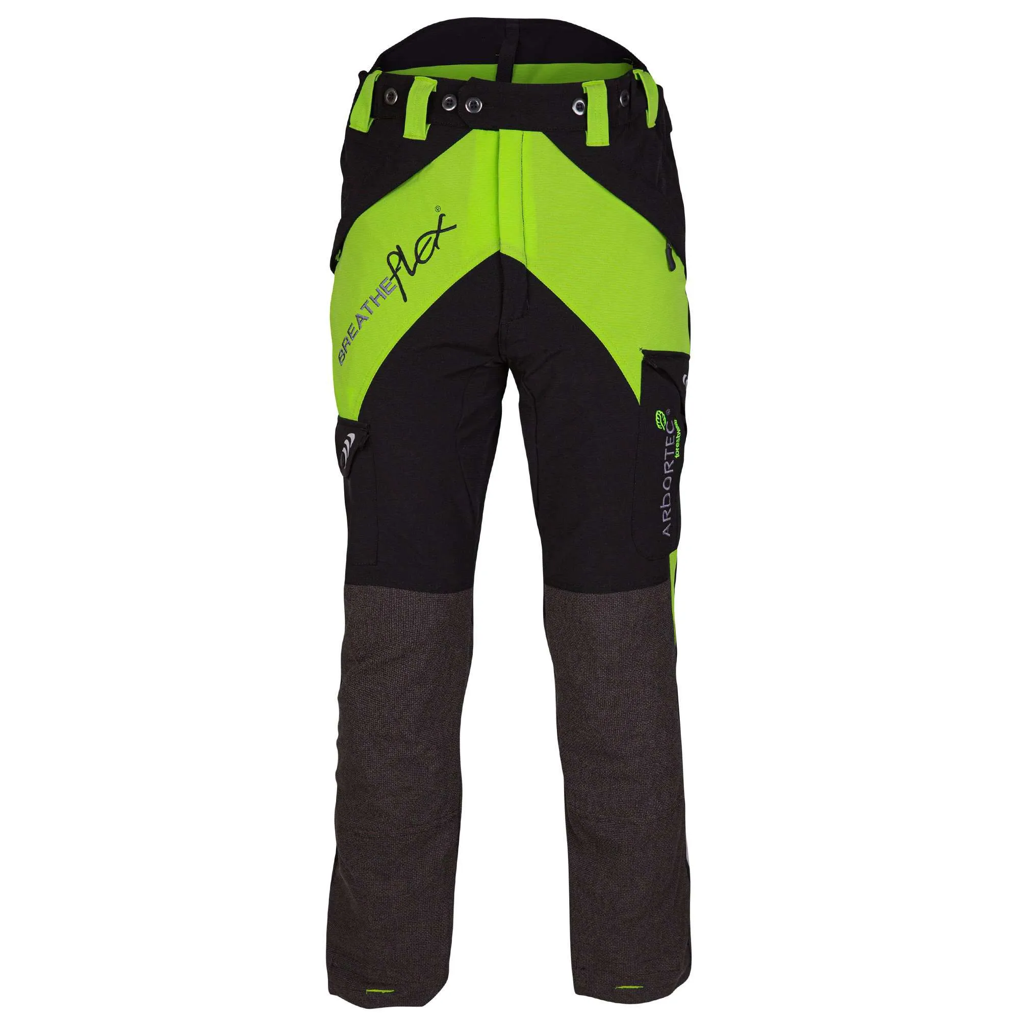 AT4050/AT4040/AT4035 Breatheflex Chainsaw Trousers Design C Class 1/2/3 - Lime