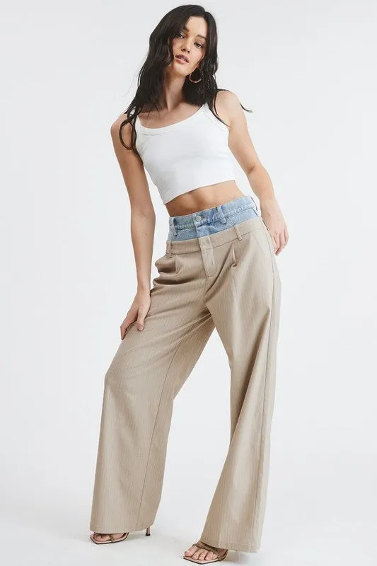 Beige Billie Trousers