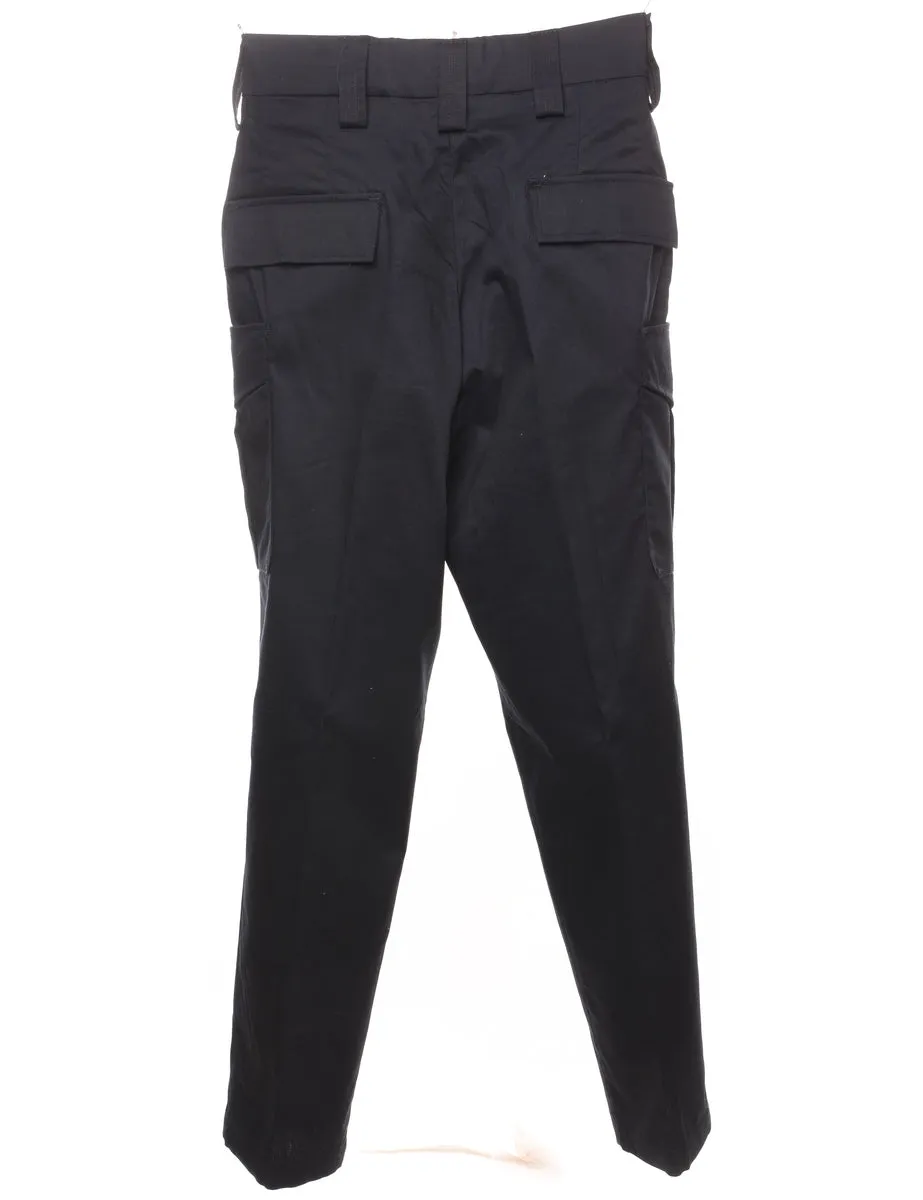 Black Cargo Style Trousers - W30 L30