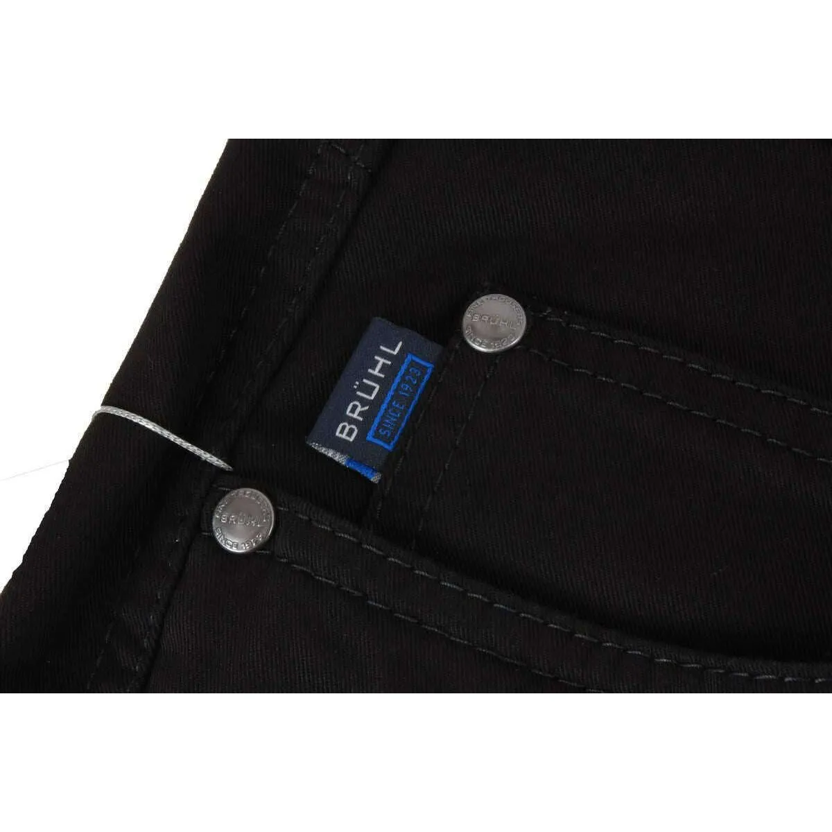 BRUHL Genua III B Soft Touch Pima Cotton Jeans - Black