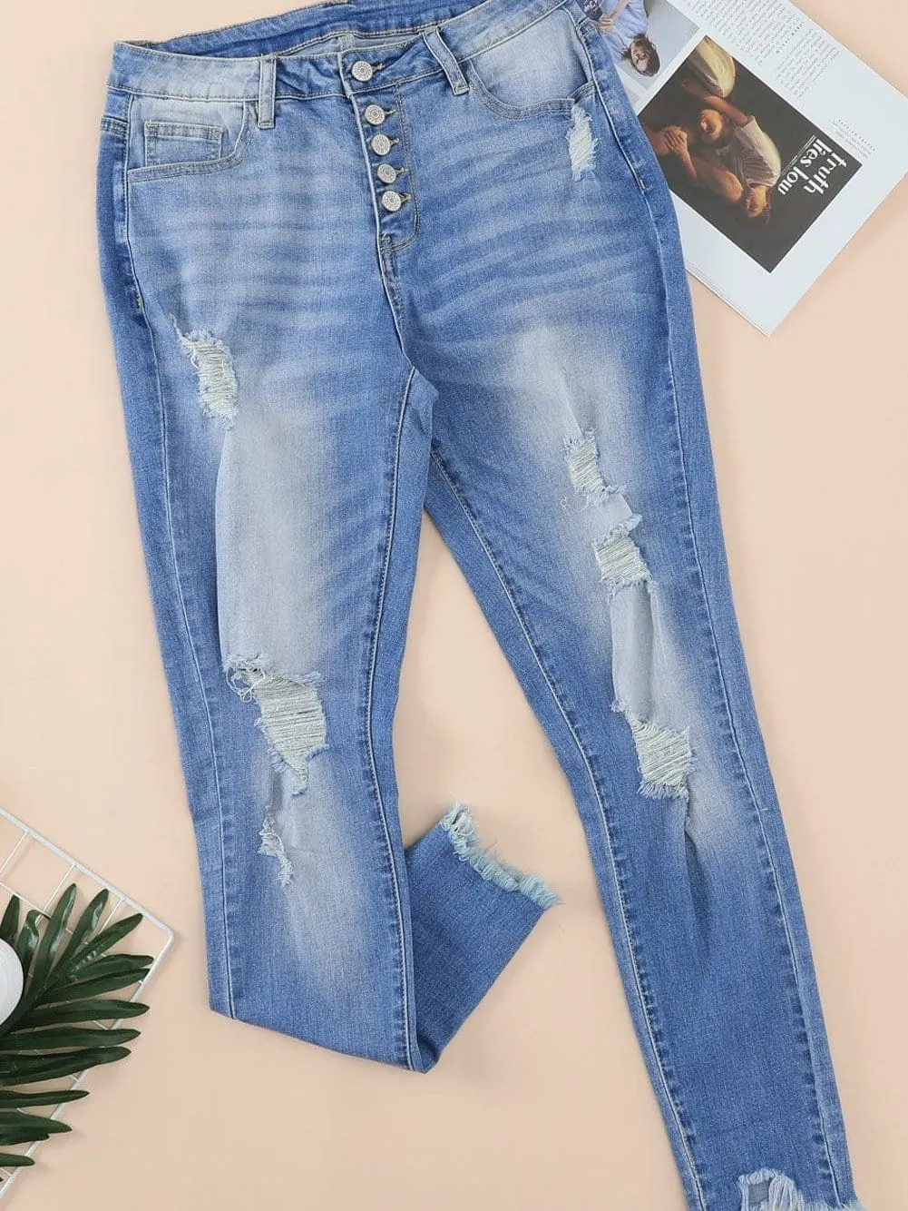 Button Fly Jeans