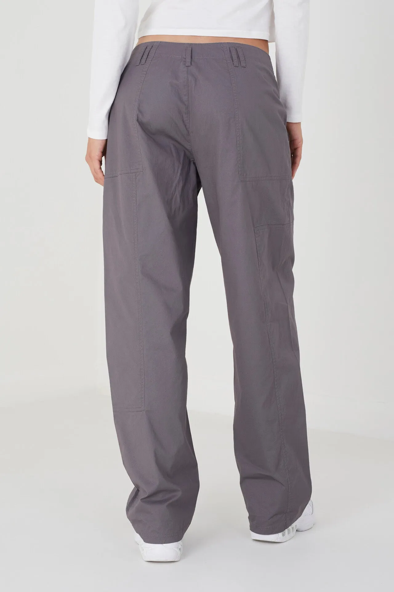 CHARCOAL UTILITY STYLE CARGO TROUSER