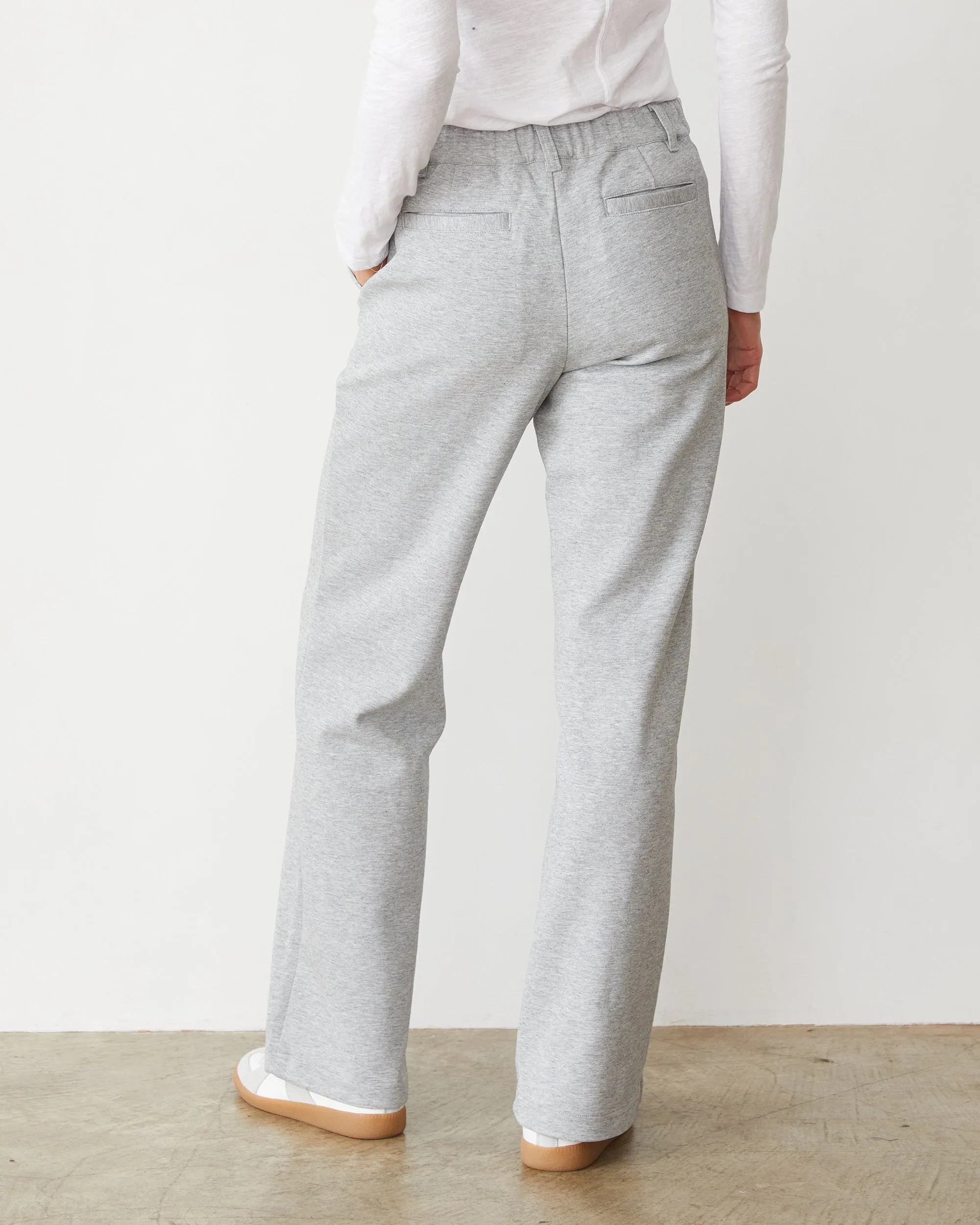 Cotton Knit Patch Pocket Pant