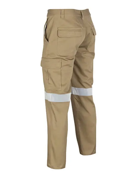 DNC Cotton Drill Cargo Trousers With 3M RT (3319)