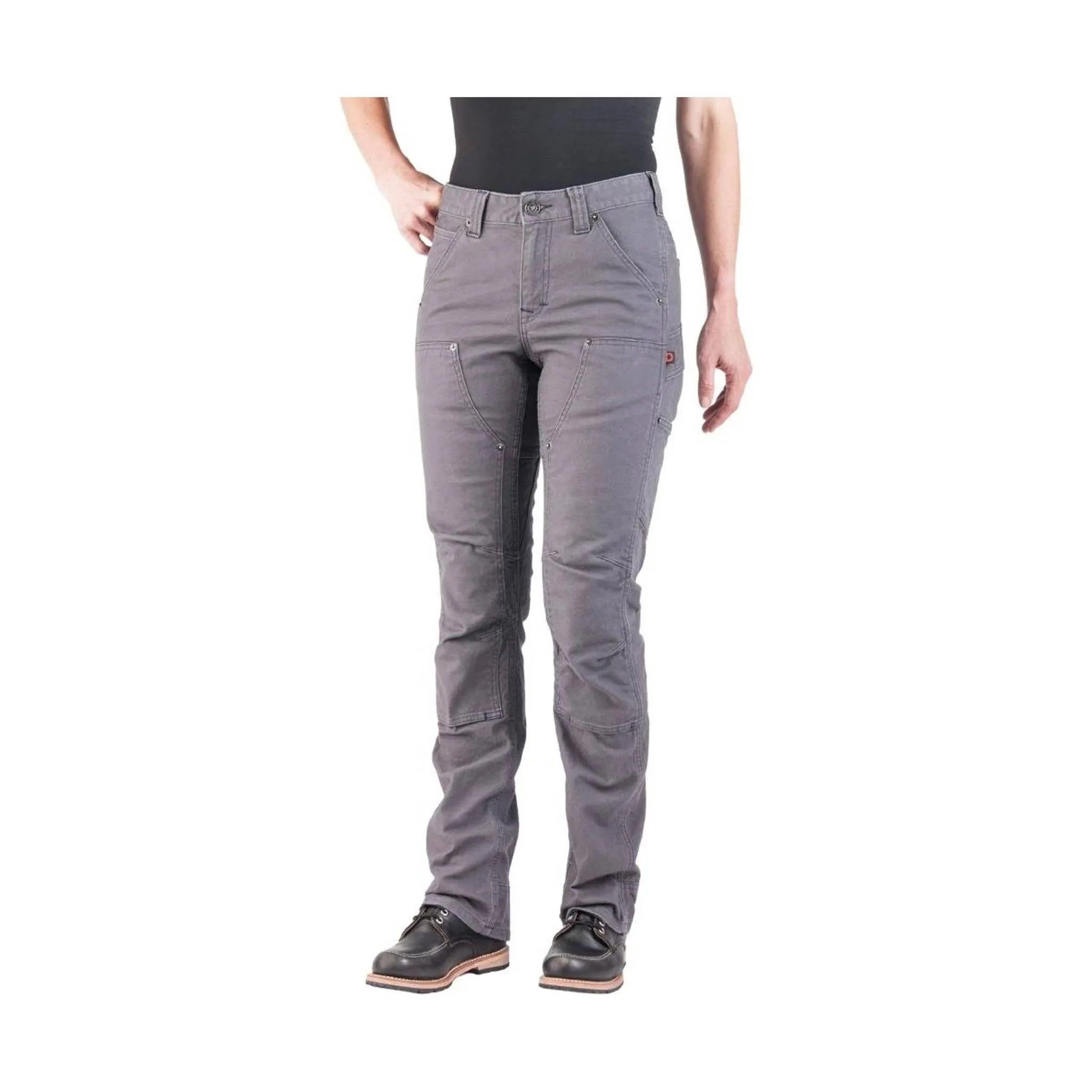 Dovetail Women's Britt Utility Work Pants - Dark Grey