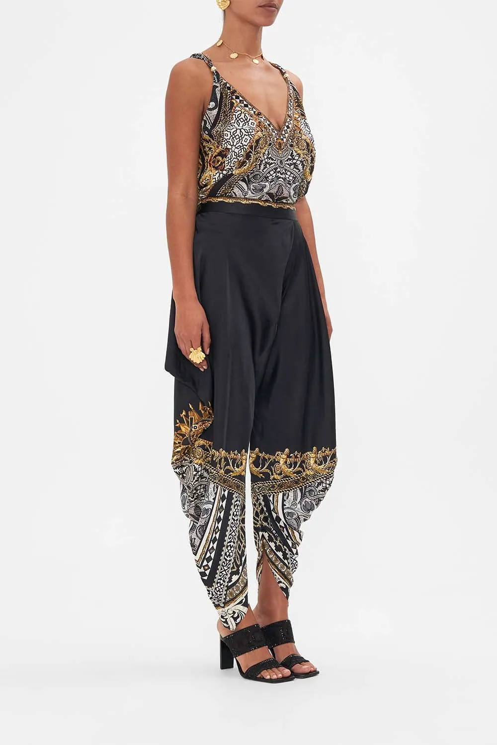 DRAPED SIDE PANT LOOK UP TESORO