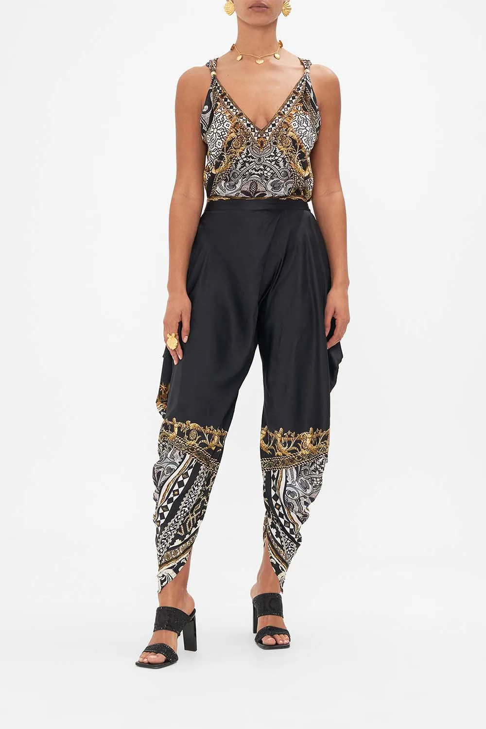 DRAPED SIDE PANT LOOK UP TESORO