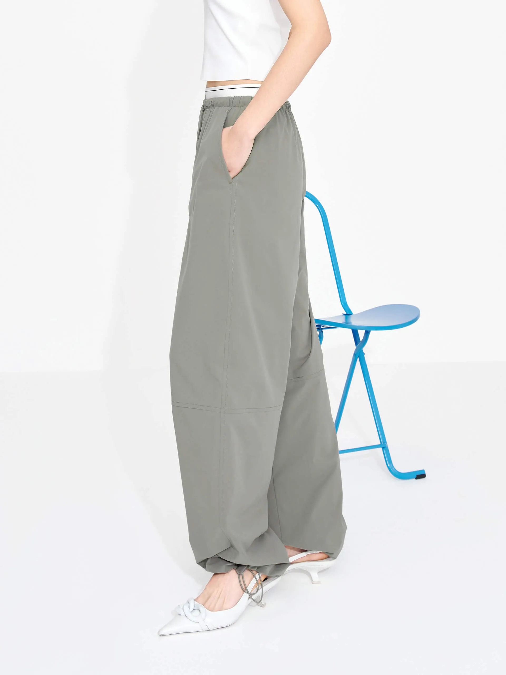 Drawstring Track Pants