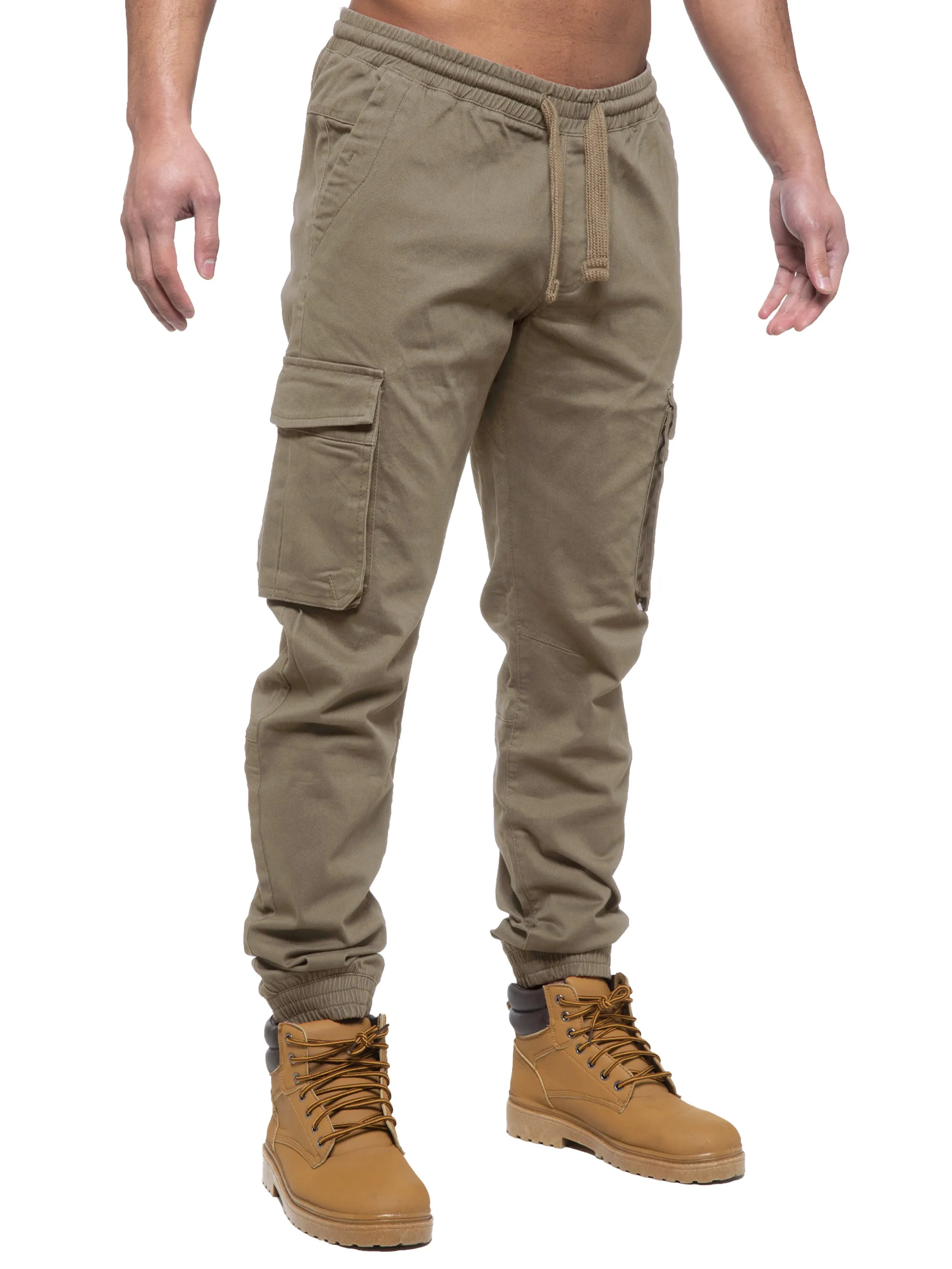 Enzo | Mens Cargo Jogger Jeans