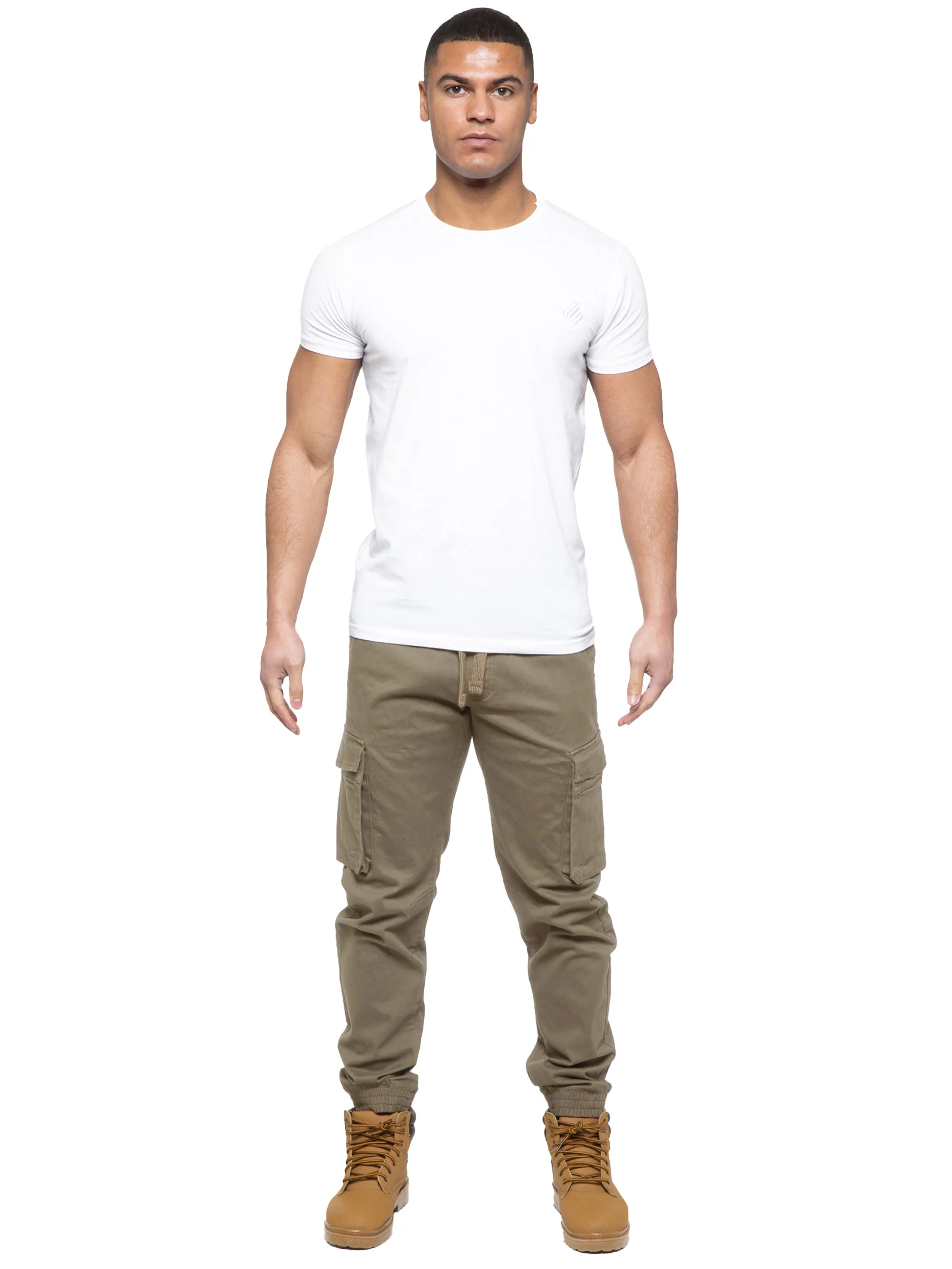 Enzo | Mens Cargo Jogger Jeans