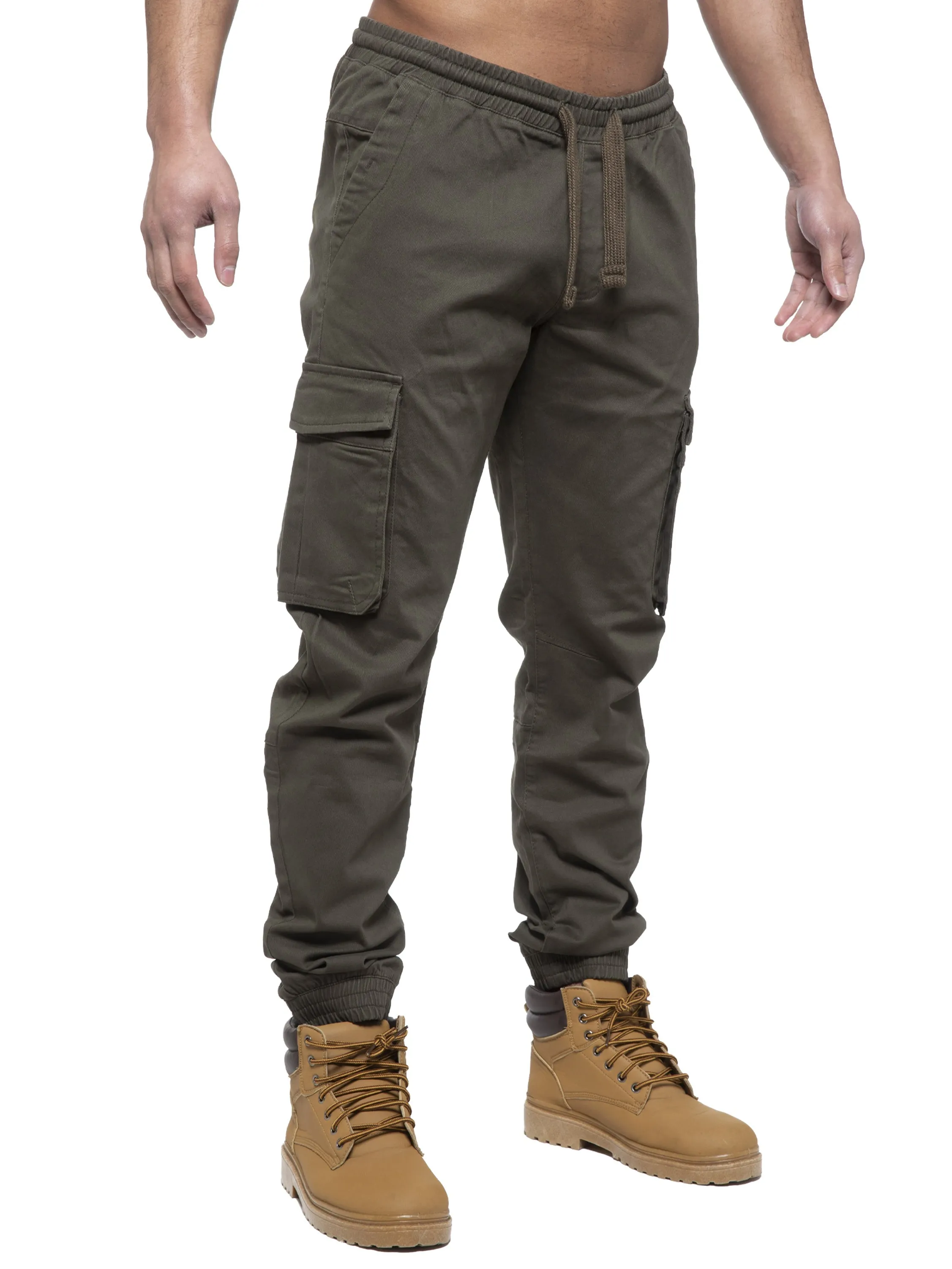 Enzo | Mens Cargo Jogger Jeans