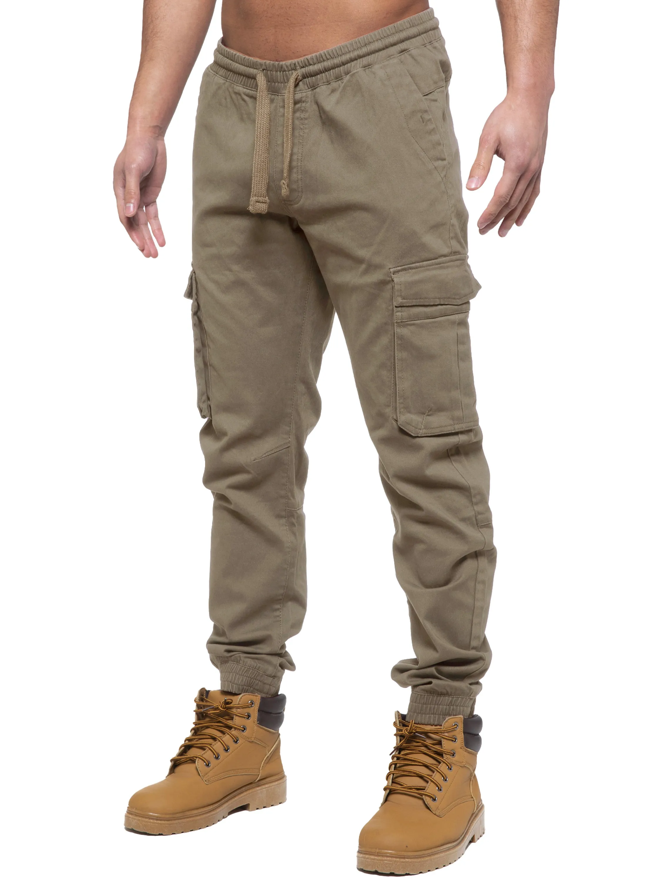 Enzo | Mens Cargo Jogger Jeans