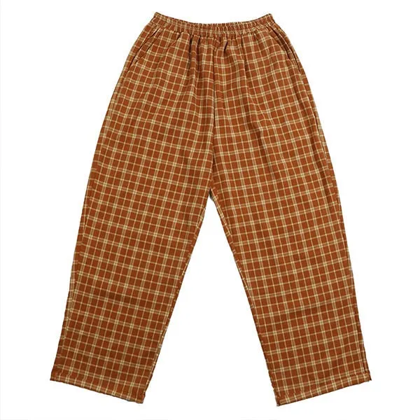 Fashionkova Cozy Up Plaid Trousers