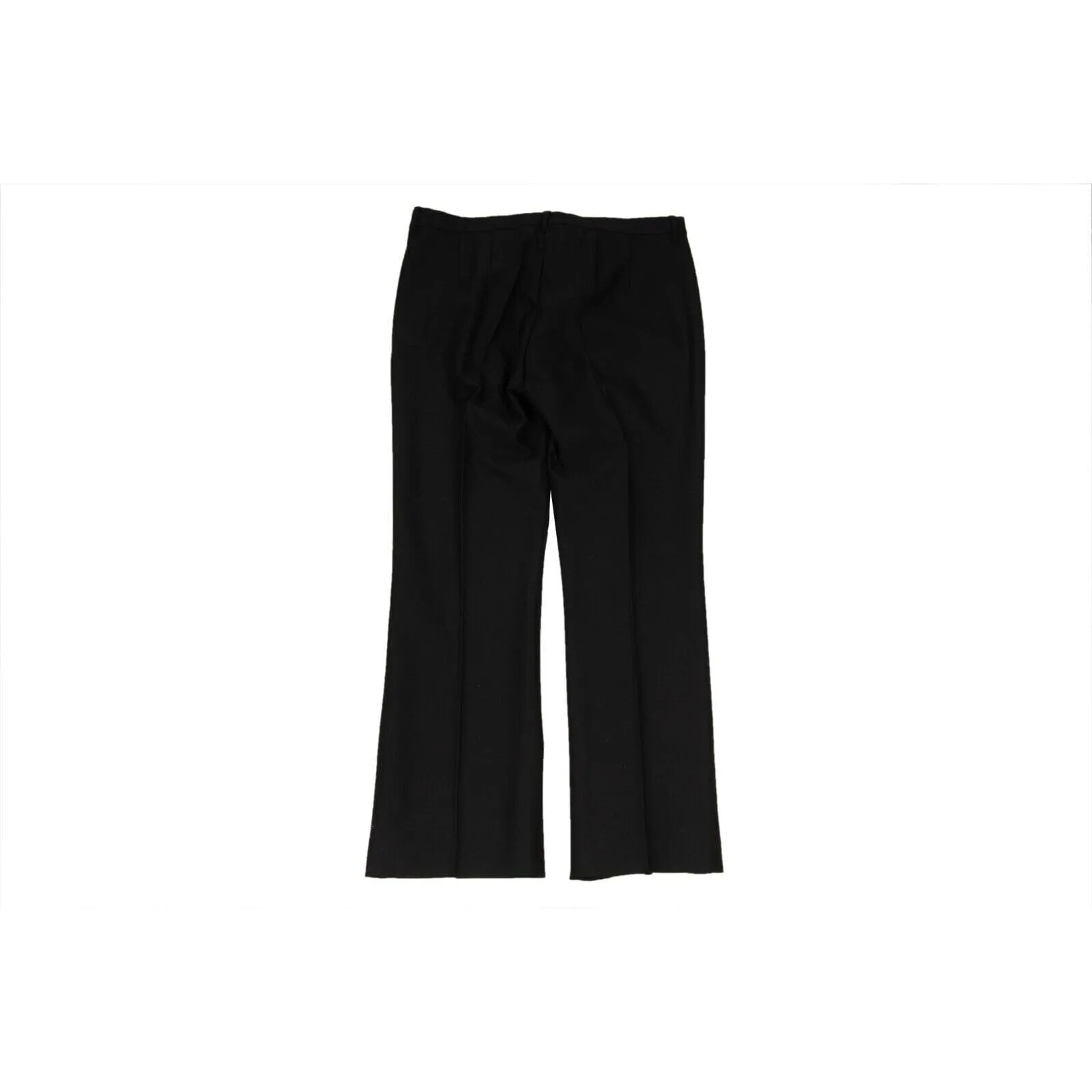 Fatina Pants US 12 IT 46 Black Viscose Cotton Trousers Slacks