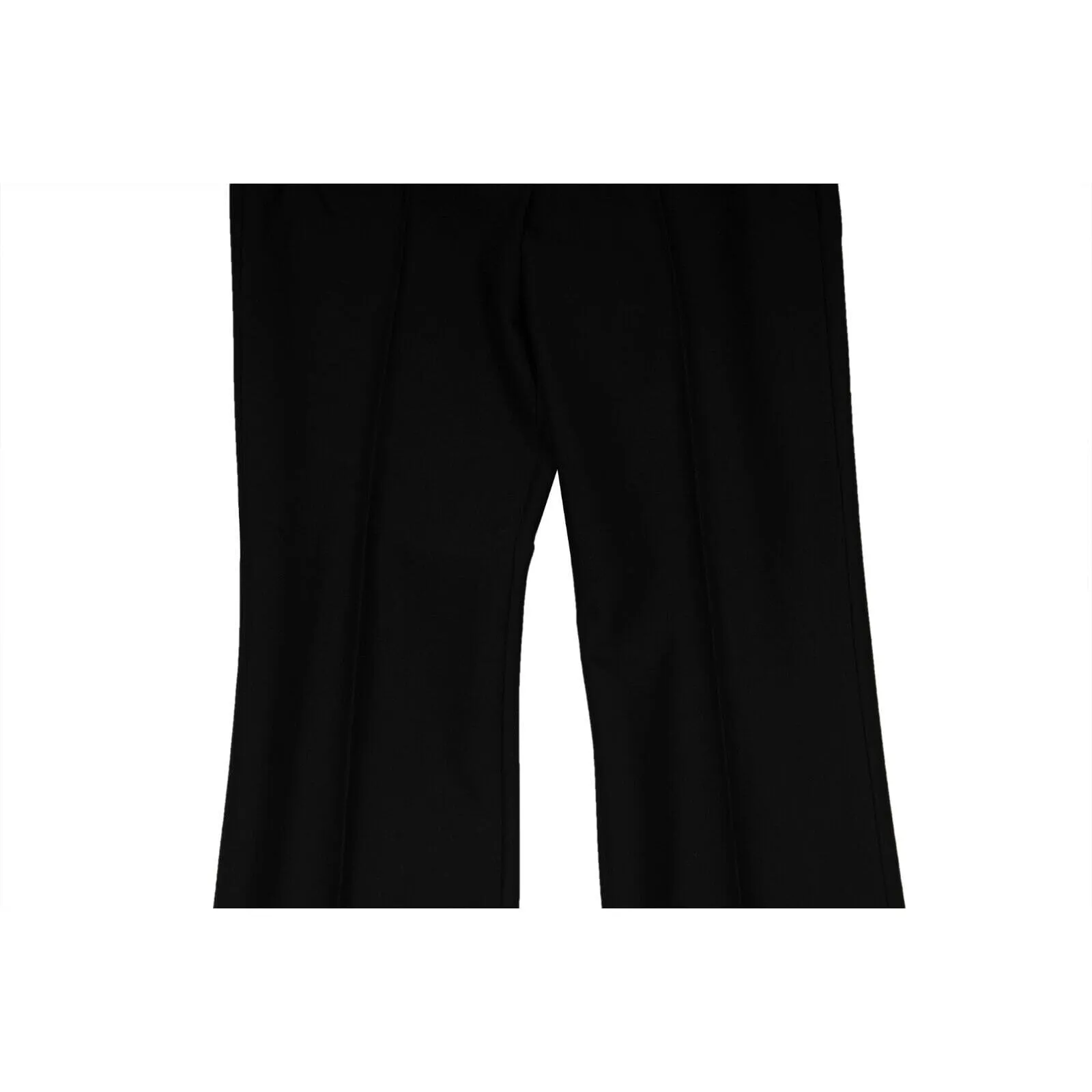 Fatina Pants US 12 IT 46 Black Viscose Cotton Trousers Slacks