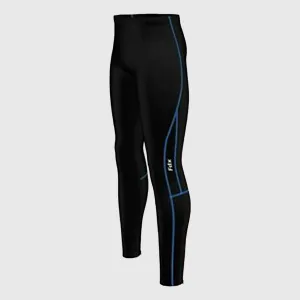 Fdx Heatchaser Blue Men's & Boy's Compression Cycling Tights