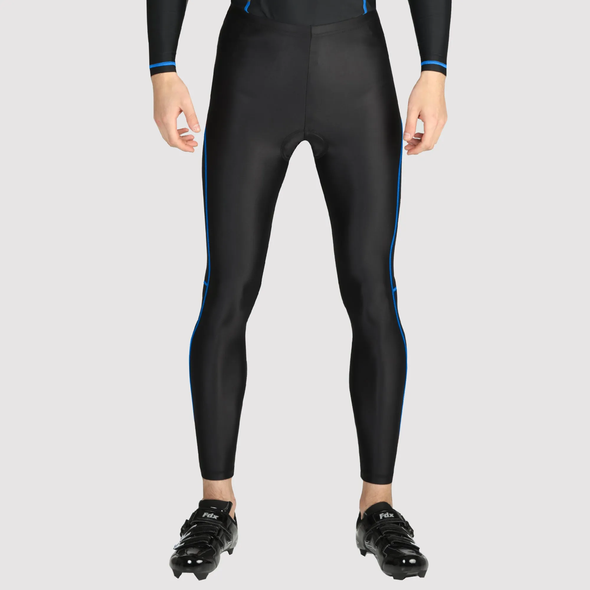 Fdx Heatchaser Blue Men's & Boy's Compression Cycling Tights