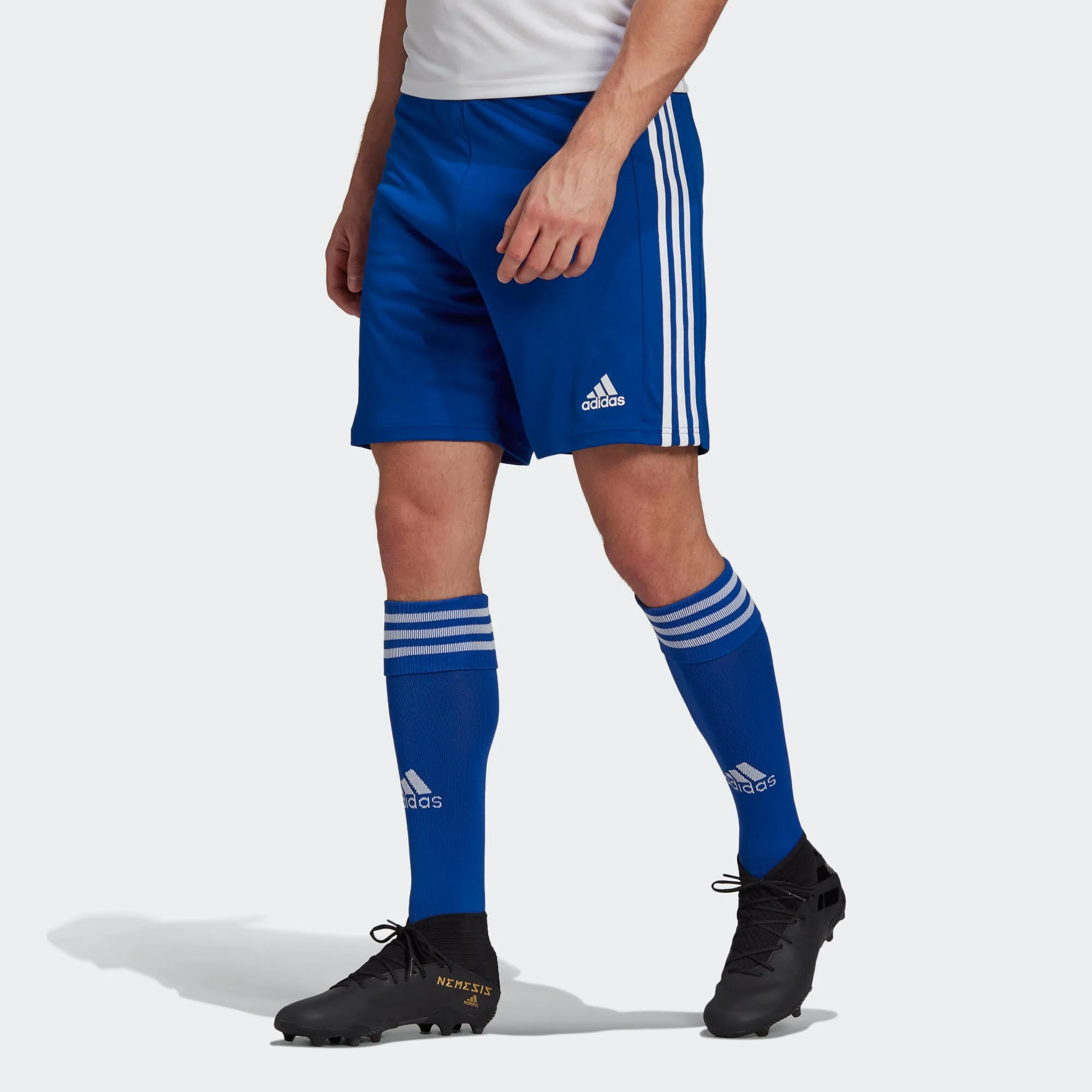 Football trousers short Squadra men's royal blue ADIDAS, blue