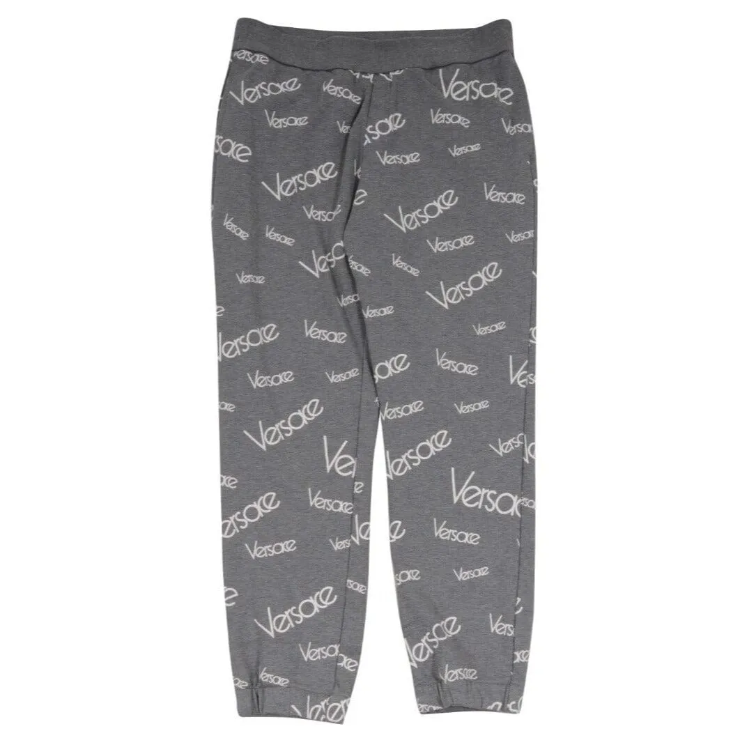 Gray All Over Logo Sweatpants