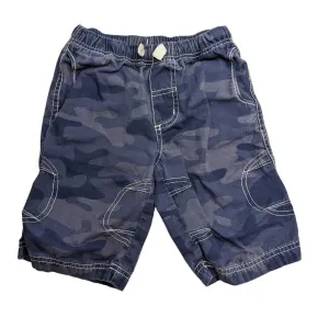 Hanna Andersson Boys Explorer Canvas Pocket Cargo Shorts 100 Size 4 Army Blue