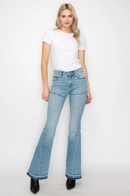 High Rise Skinny Flare Jeans