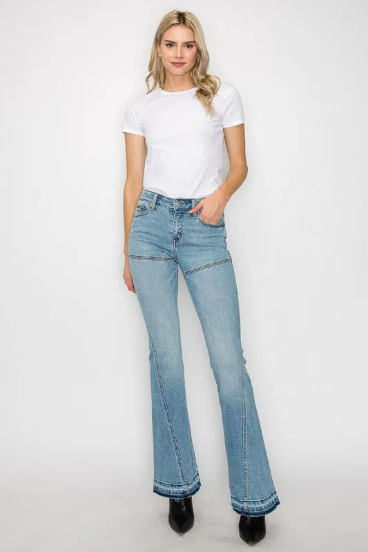 High Rise Skinny Flare Jeans