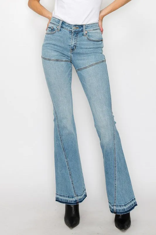 High Rise Skinny Flare Jeans