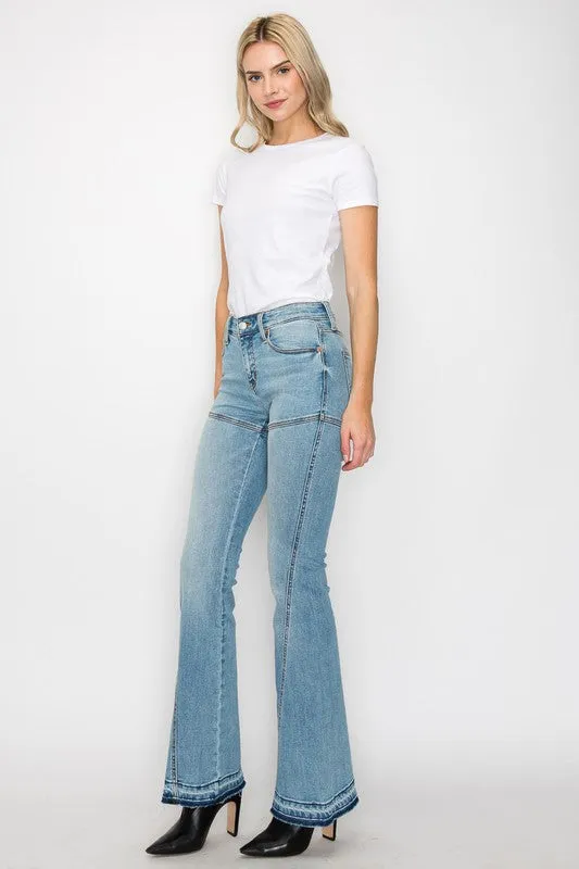 High Rise Skinny Flare Jeans