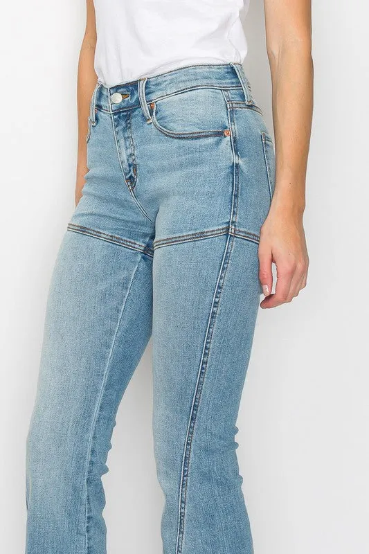 High Rise Skinny Flare Jeans