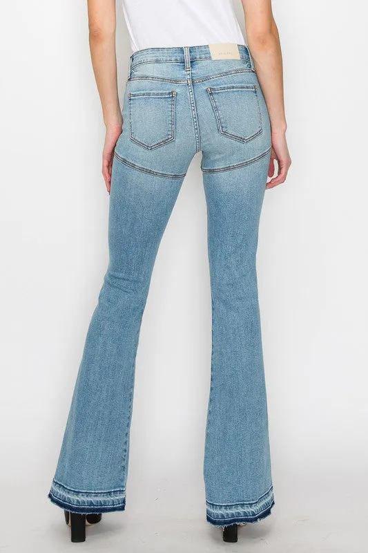 High Rise Skinny Flare Jeans