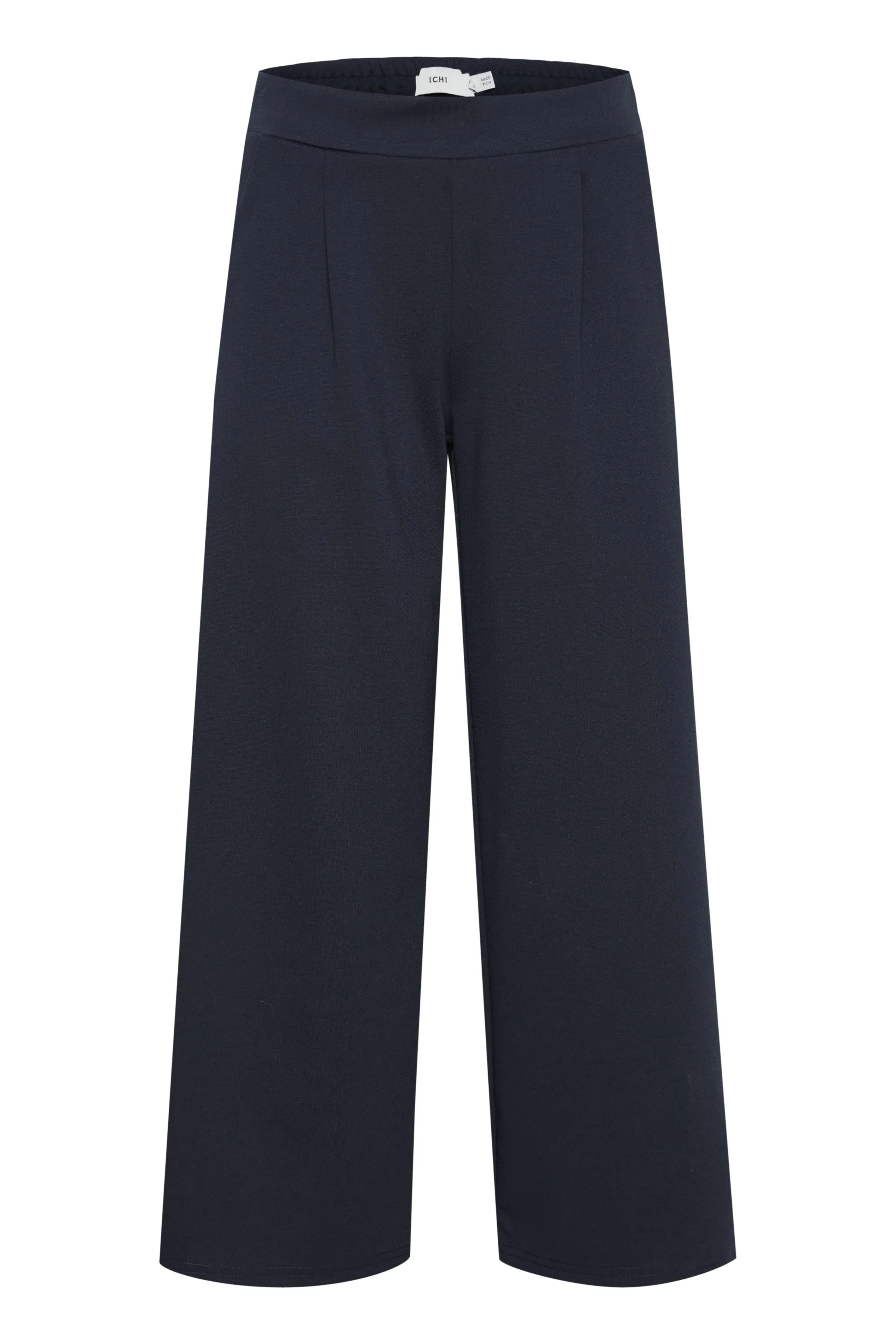 ichi Kate Sus Wide Leg Trousers-Total Eclipse-20116768