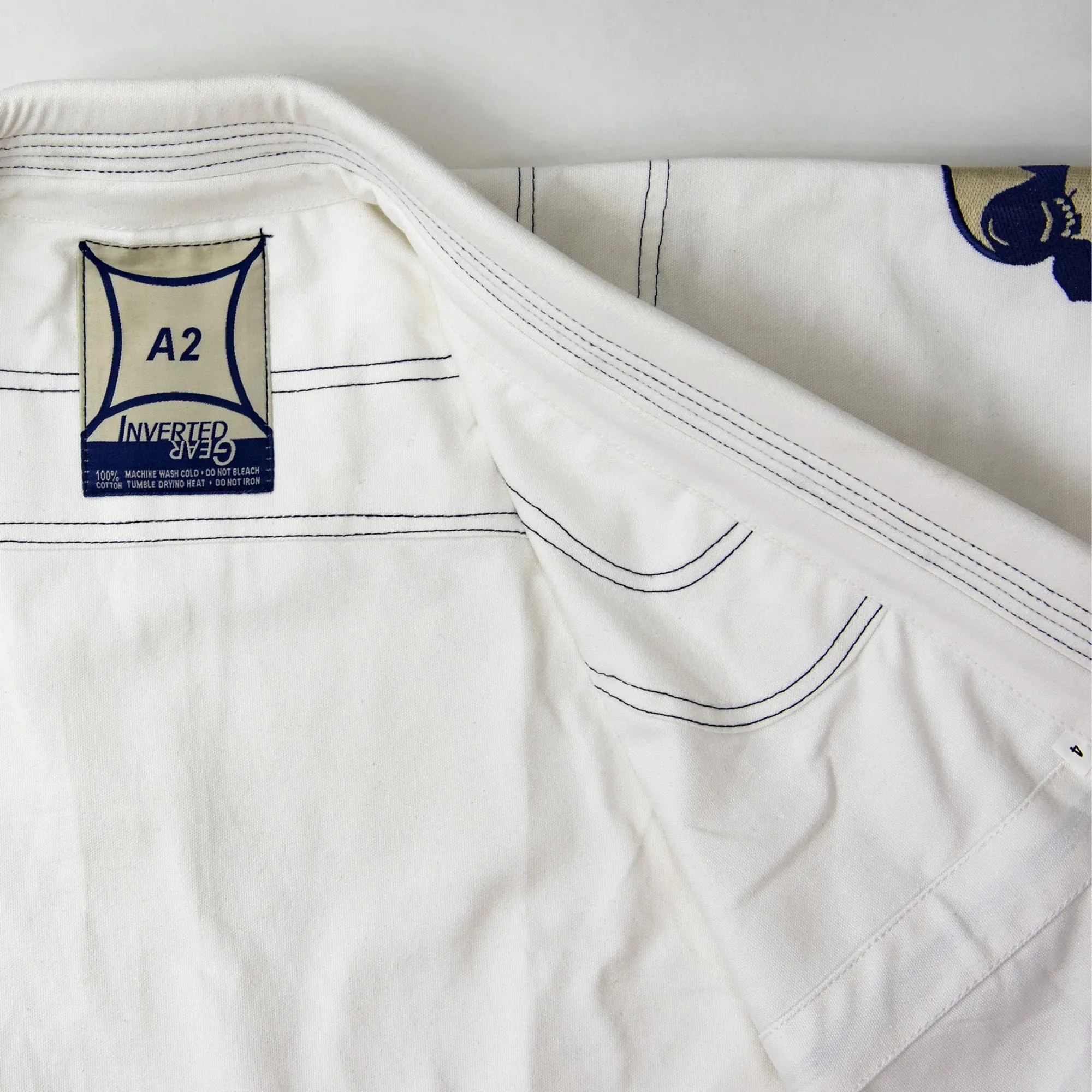 Inverted Gear Canvas BJJ Gi - White