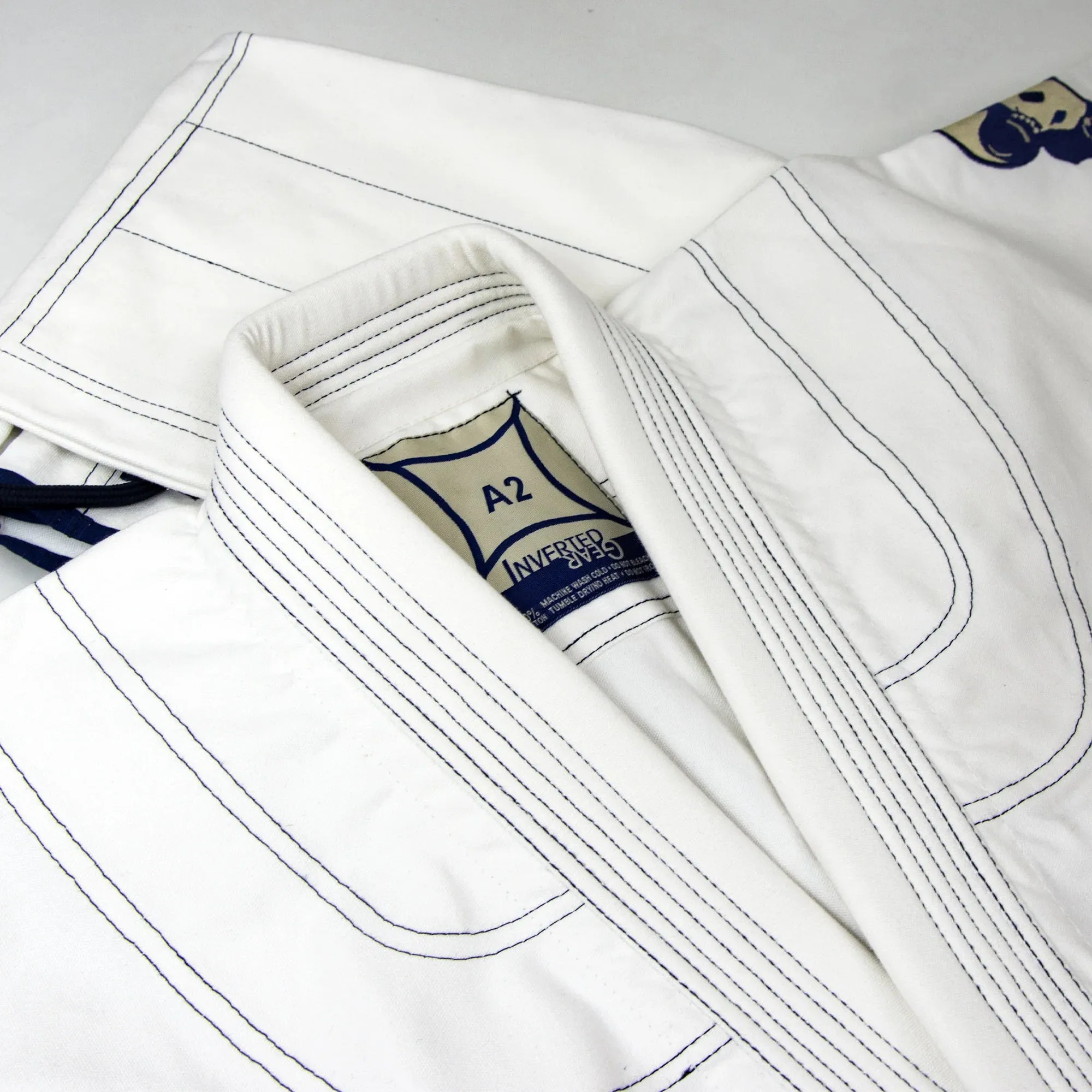 Inverted Gear Canvas BJJ Gi - White