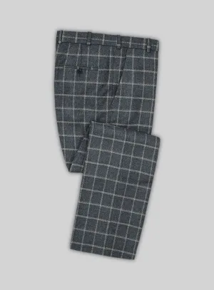 Italian Highlander Emilo Blue Tweed Pants