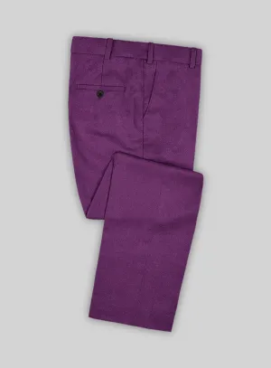 Italian Turna Purple Flannel Pants