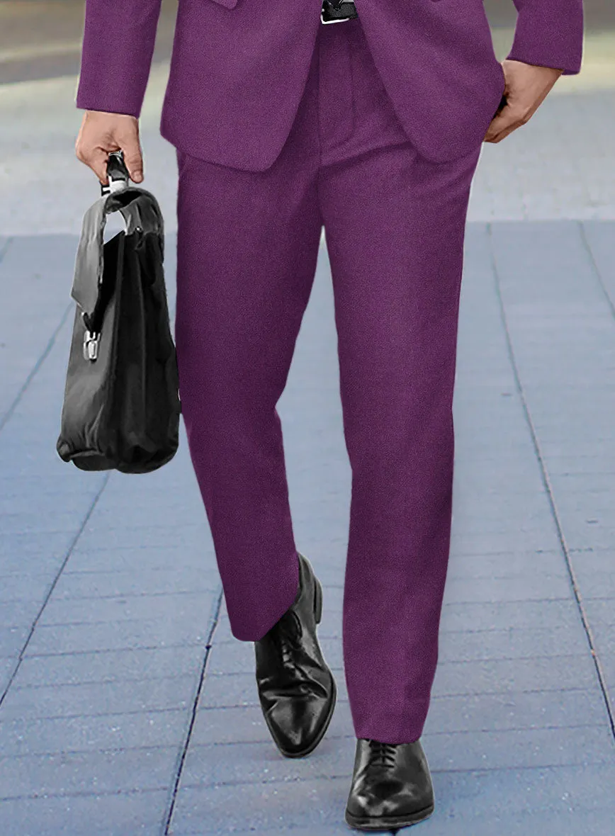 Italian Turna Purple Flannel Pants