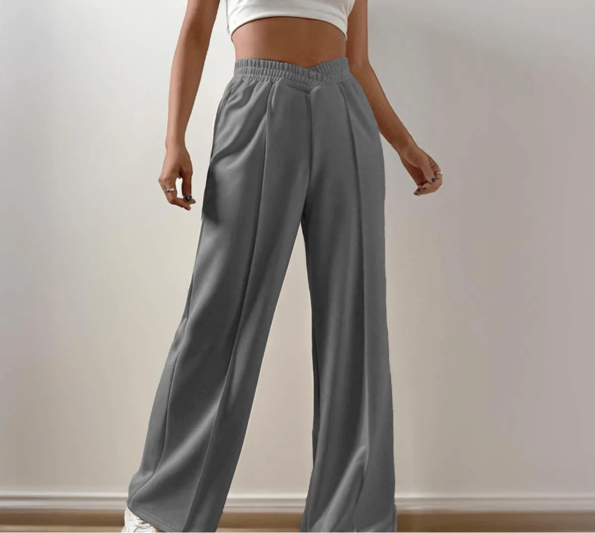 Loose Casual Wide-leg Trousers