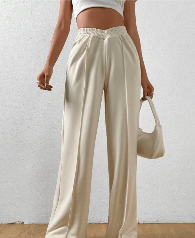 Loose Casual Wide-leg Trousers