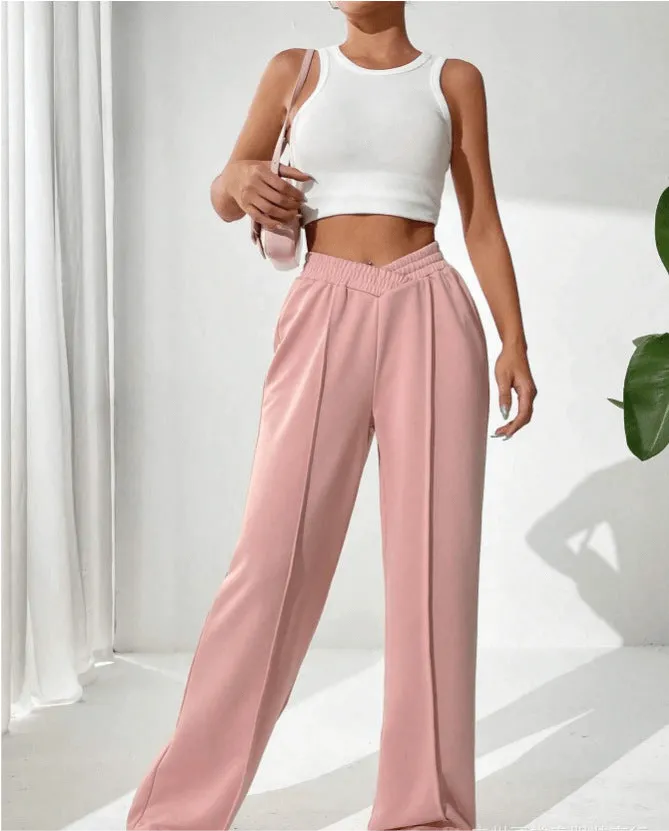 Loose Casual Wide-leg Trousers