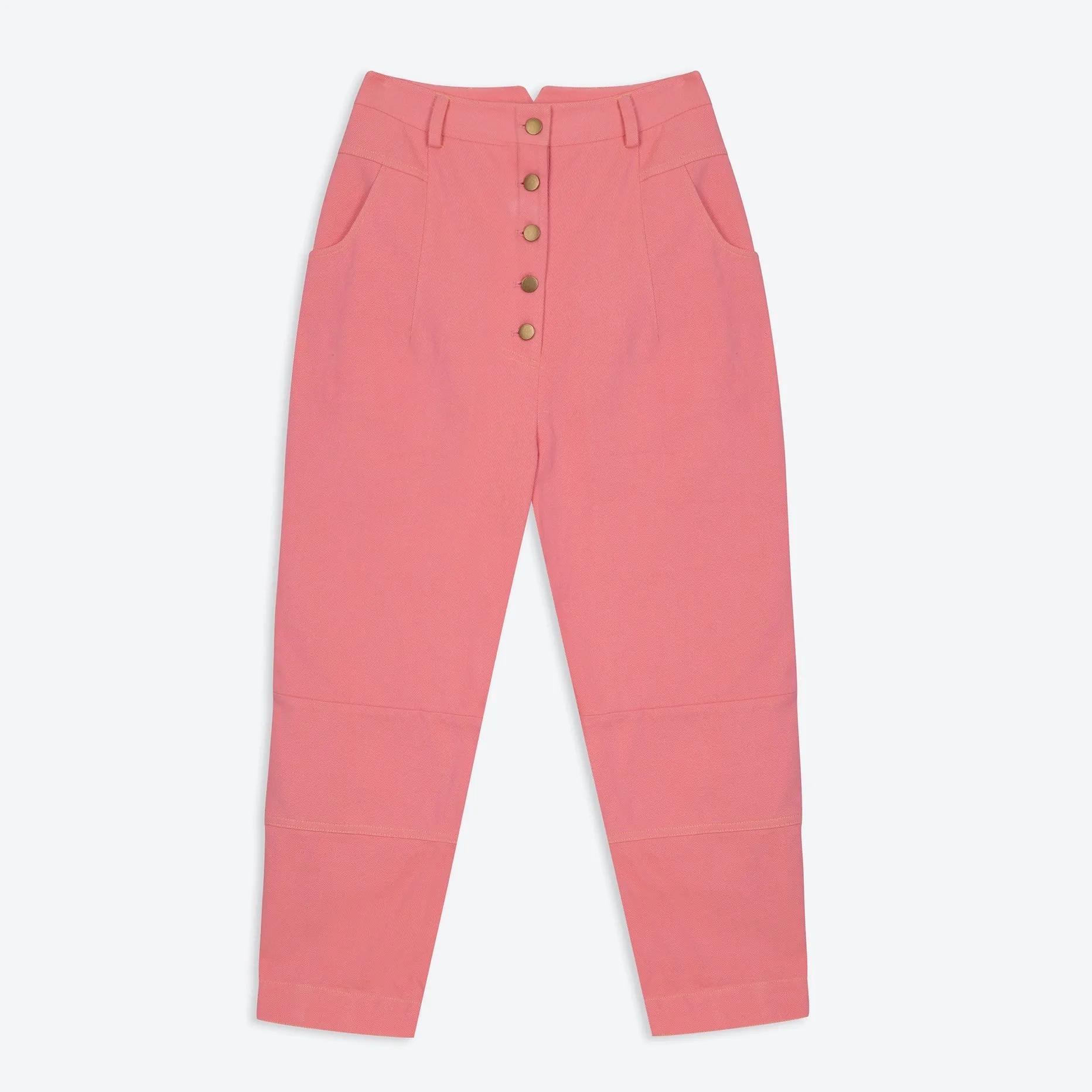 Lowie Drill Bubblegum 5 Button Trouser