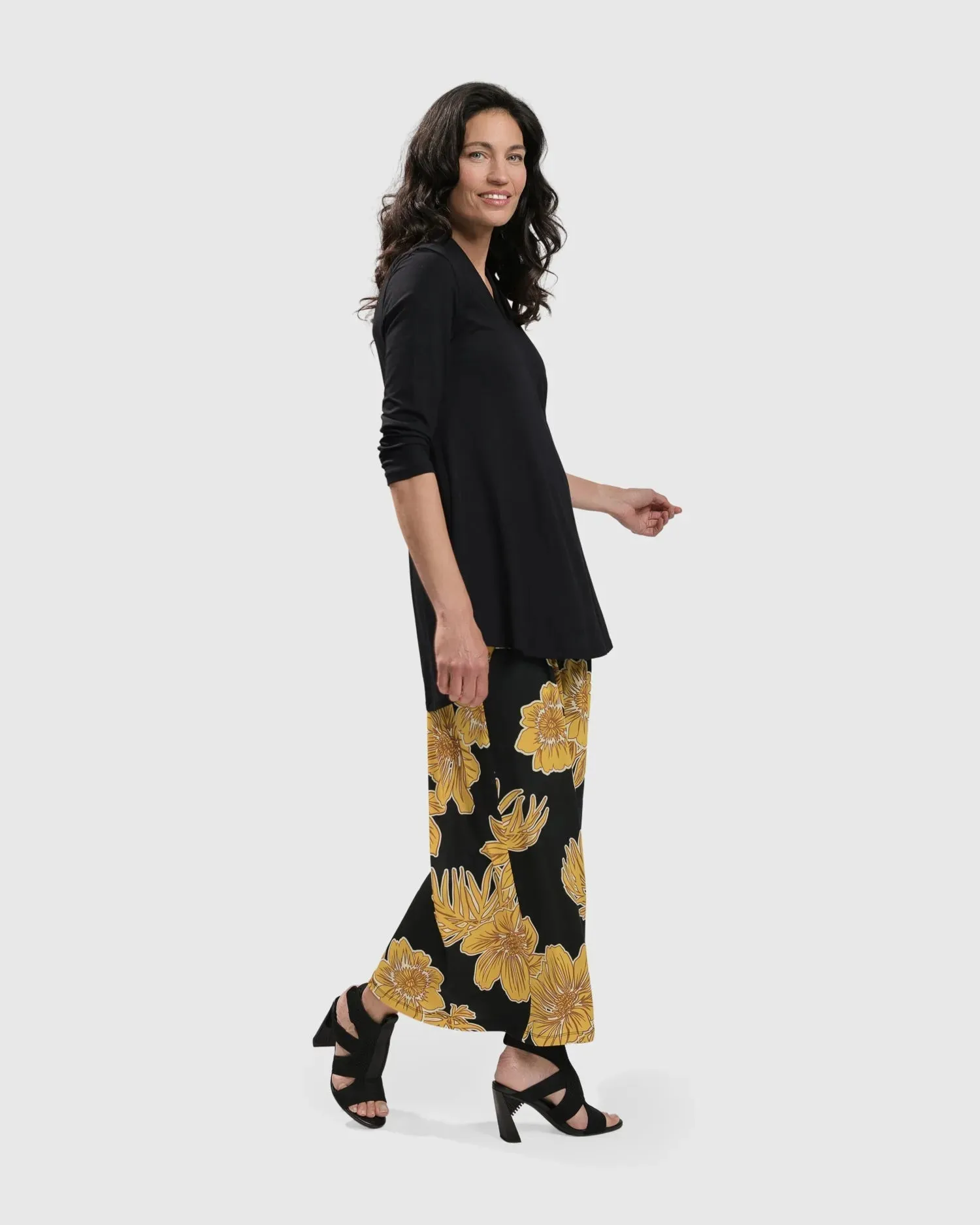 LUAU PALAZZO PANTS, GOLD