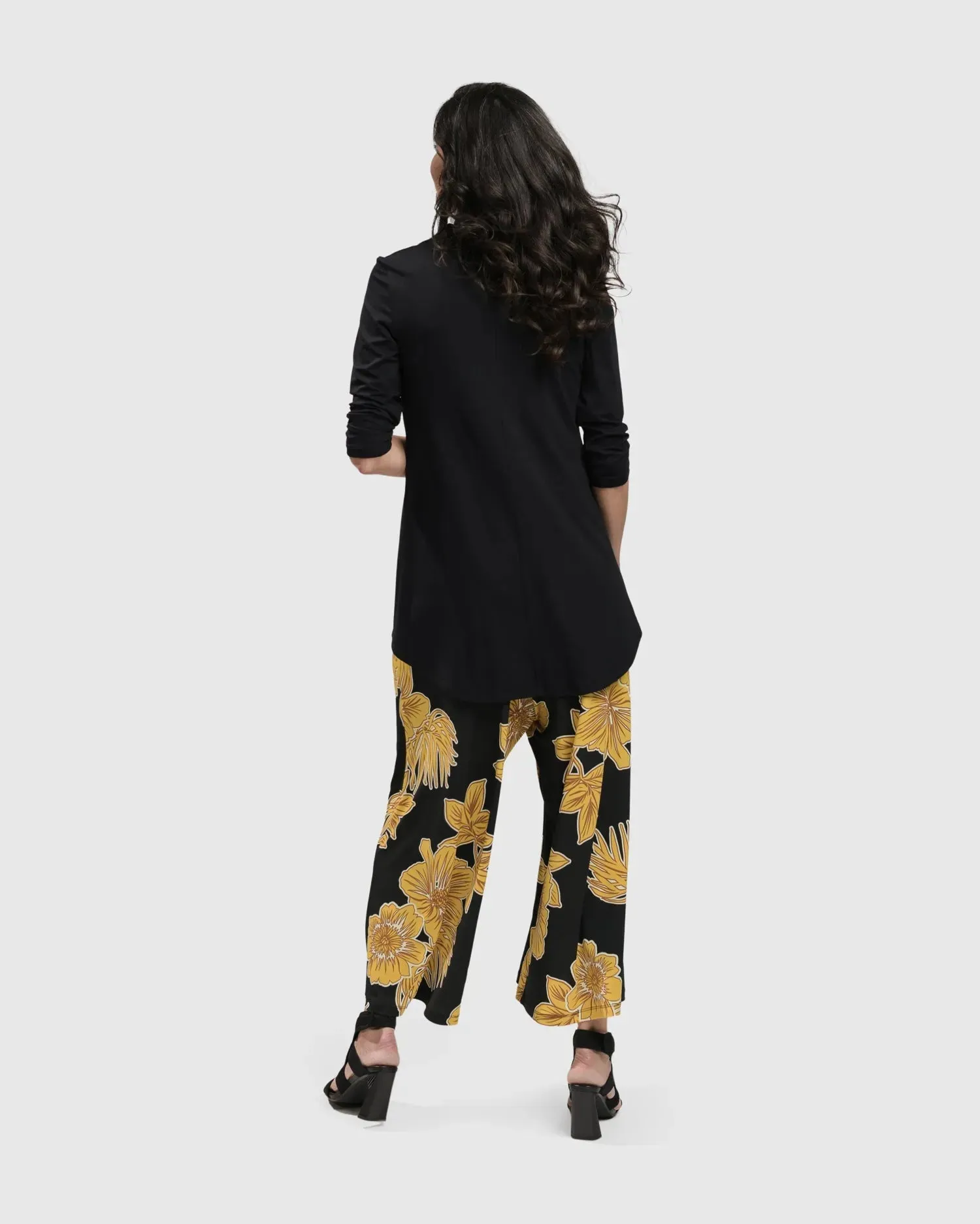 LUAU PALAZZO PANTS, GOLD