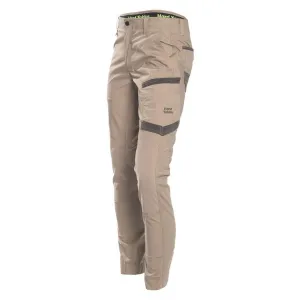 Mens Work Trousers Tan Brown Breathable Multi Pockets Raptor Cuff 30" W 32" L