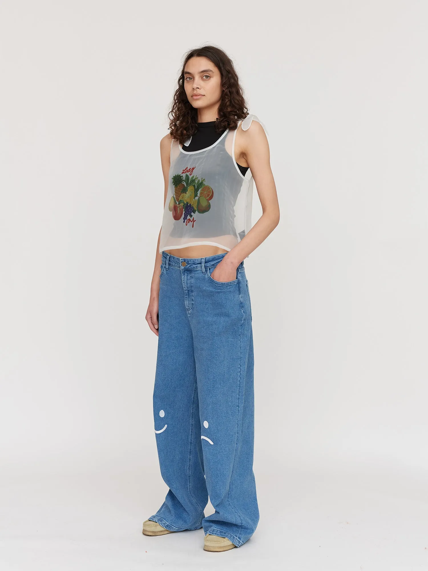 Moody Knees Wide Leg Pants