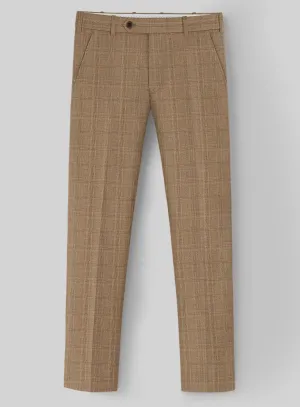 Napolean Gisde Glen Brown Wool Pants